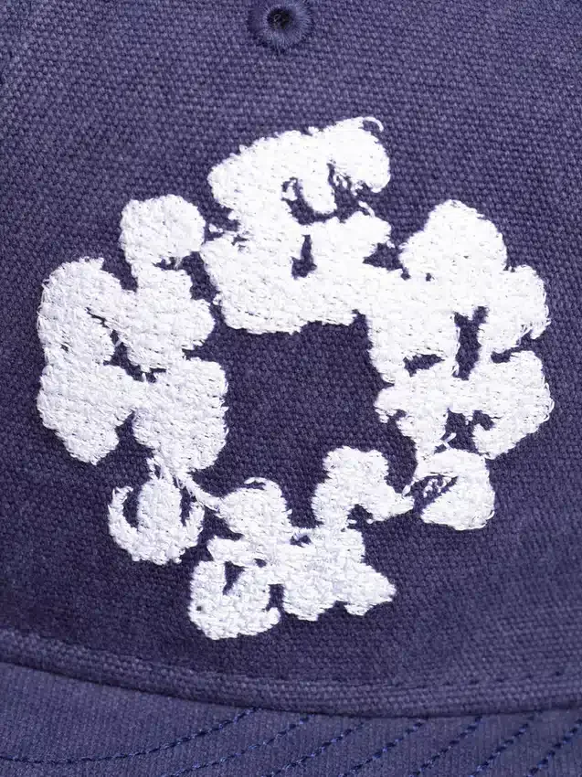 Gorra ajustada de lona «Cotton Wreath» New Era 59FIFTY, color índigo