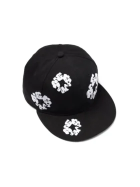 Gorra ajustada de lona New Era 59FIFTY «Cotton Wreath», negra