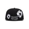 Gorra ajustada de lona New Era 59FIFTY «Cotton Wreath», negra