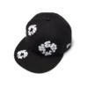 Gorra ajustada de lona New Era 59FIFTY «Cotton Wreath», negra