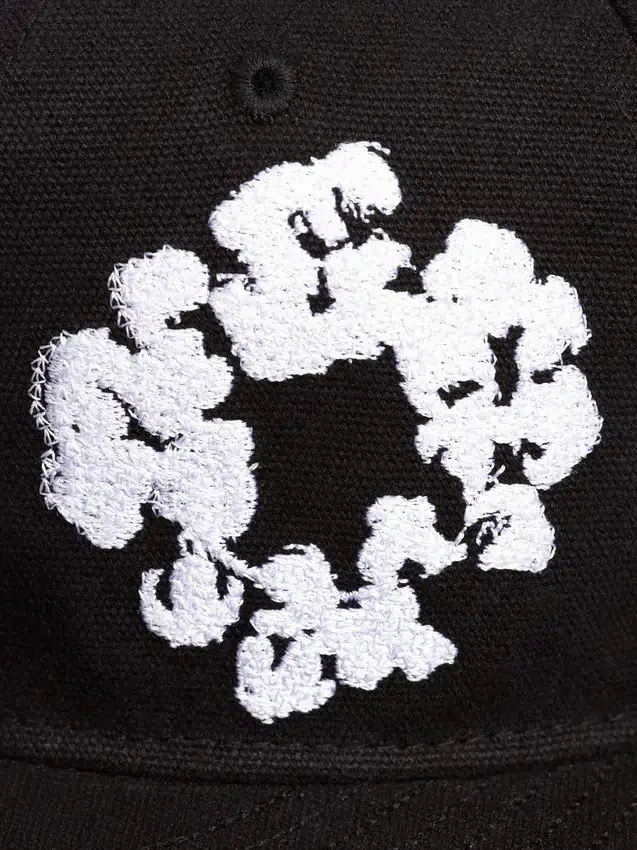 Gorra ajustada de lona New Era 59FIFTY «Cotton Wreath», negra
