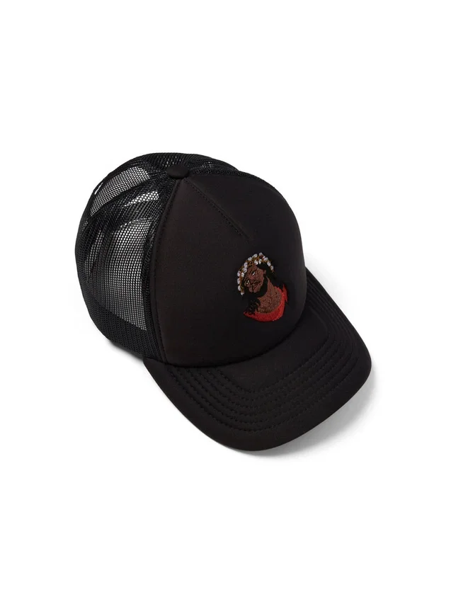 Gorra de camionero con corona de algodón