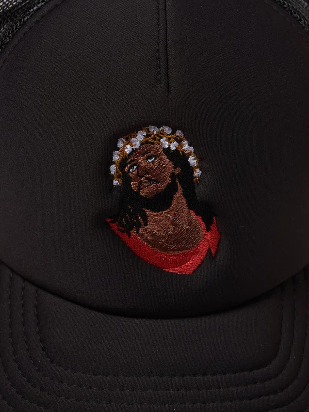 Gorra de camionero con corona de algodón