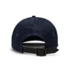 Gorra de camionero con estampado de sellos DT, azul marino