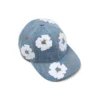 Gorra de Denim sin tratar «Cotton Wreath» con lavado claro