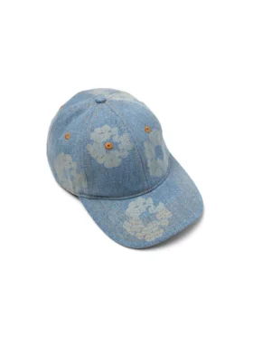 Gorra de Denim sin tratar «Mono Cotton Wreath», lavado claro