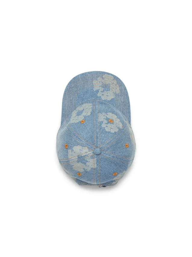 Gorra de Denim sin tratar «Mono Cotton Wreath», lavado claro