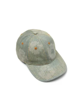 Gorra de Denim sin tratar «Mono Cotton Wreath», lavado oscuro