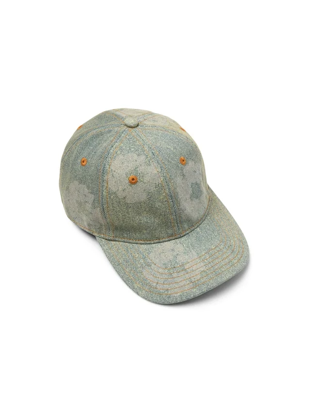 Gorra de Denim sin tratar «Mono Cotton Wreath», lavado oscuro