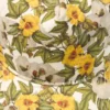 Gorra de lona con estampado floral DT multicolor