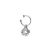Llavero de Cotton Wreath, color plateado