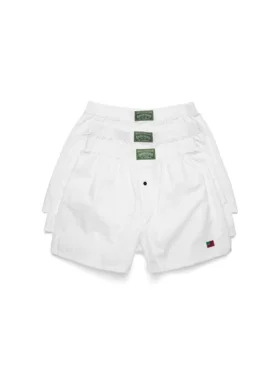 Pack de 3 calzoncillos bóxer blancos