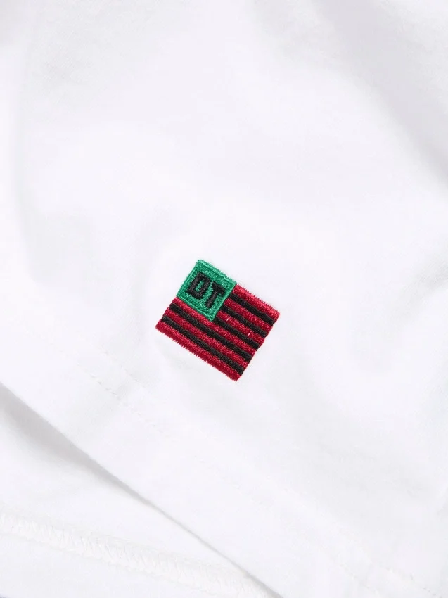 Pack de 3 camisetas con bandera DT, blanco