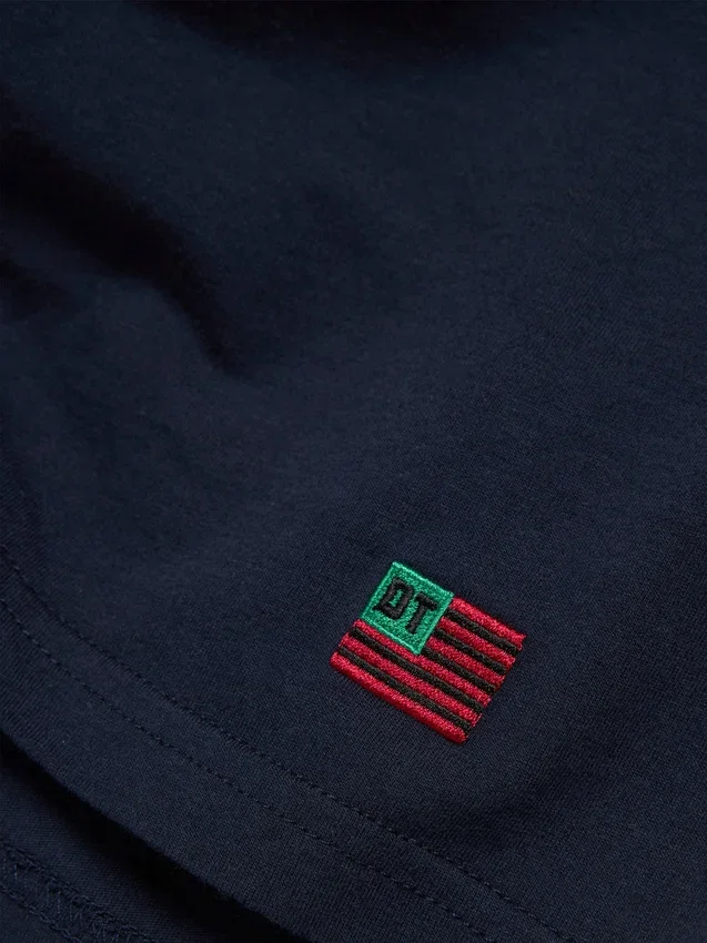 Pack de 3 camisetas de manga larga DT Flag azul marino