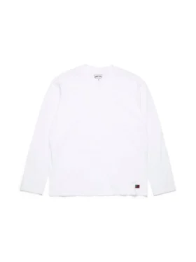 Pack de 3 camisetas de manga larga DT Flag, color blanco