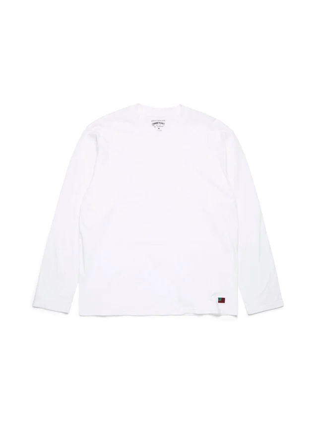 Pack de 3 camisetas de manga larga DT Flag, color blanco
