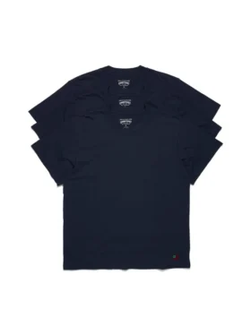 Pack de 3 camisetas DT Flag azul marino