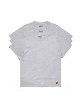 Pack de 3 camisetas DT Flag, gris