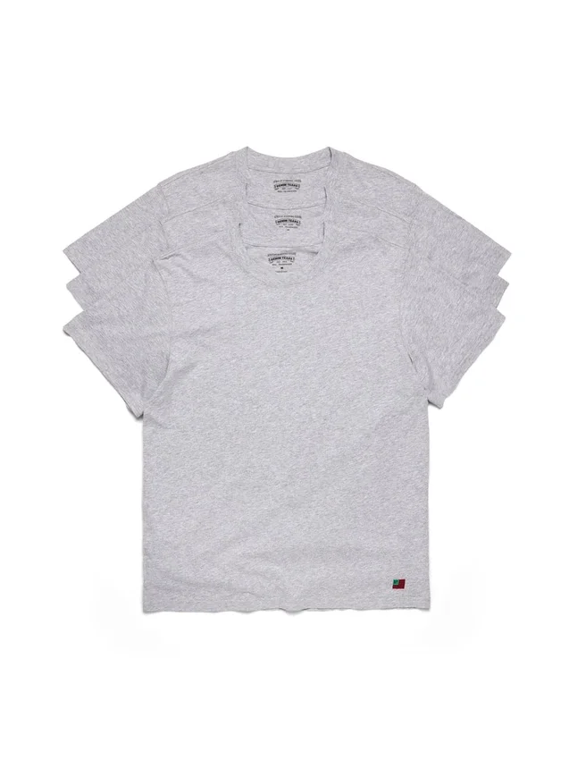 Pack de 3 camisetas DT Flag, gris