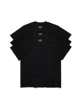 Pack de 3 camisetas DT Flag, negro