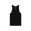 Pack de 3 camisetas sin mangas acanaladas con bandera DT, negro