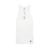 Pack de 3 camisetas sin mangas acanaladas DT Flag, color blanco