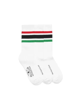 Pack de 3 pares de calcetines RBG blancos
