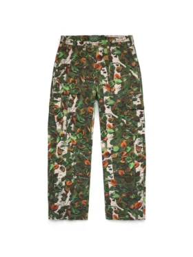 Pantalón cargo de temporada verde camuflaje