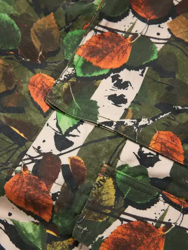Pantalón cargo de temporada verde camuflaje
