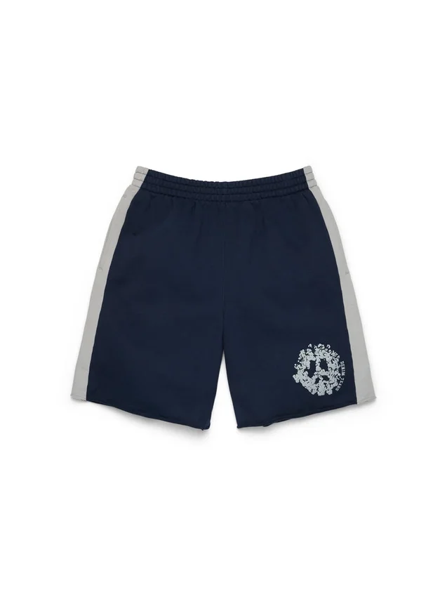 Pantalón corto de chándal con paneles Denim U azul marino