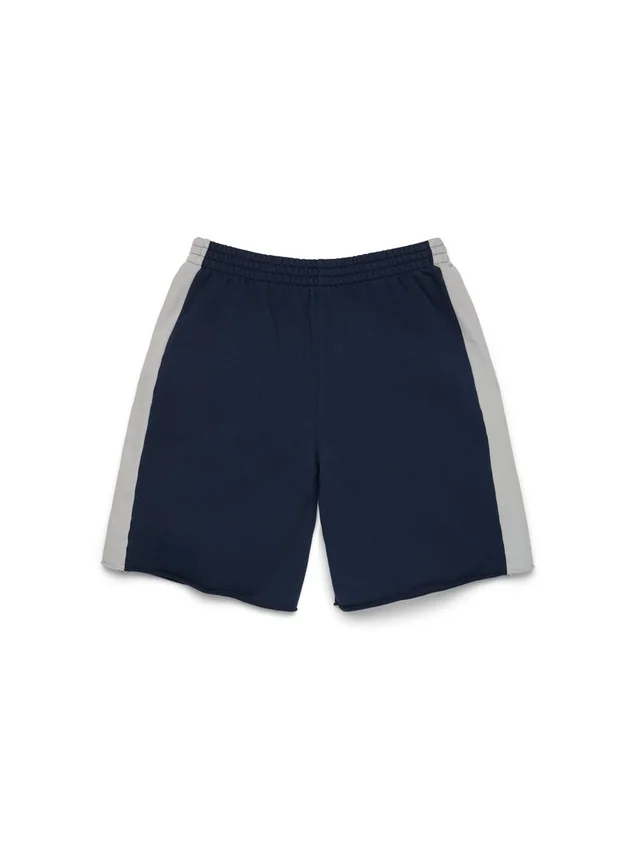 Pantalón corto de chándal con paneles Denim U azul marino