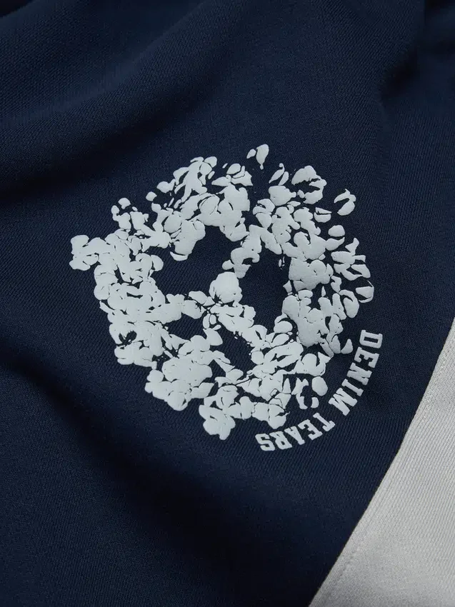 Pantalón de chándal con paneles Denim U azul marino
