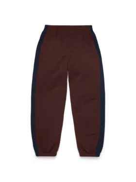 Pantalón de chándal con paneles Denim U marrón