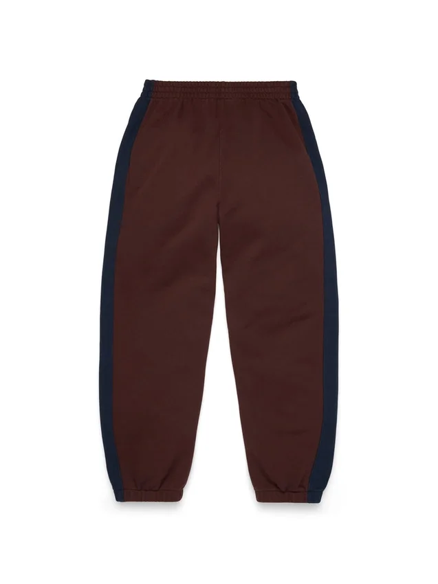 Pantalón de chándal con paneles Denim U marrón