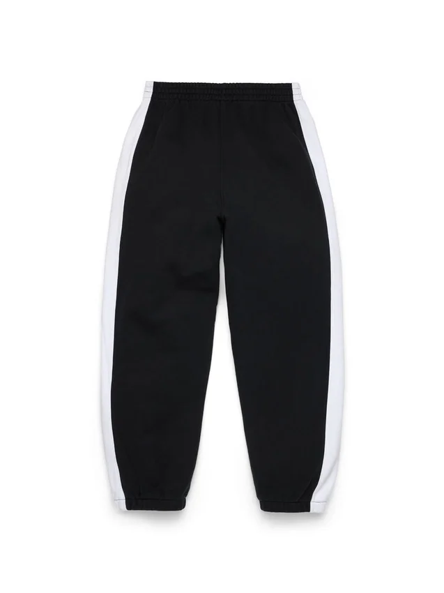 Pantalón de chándal con paneles Denim U, negro