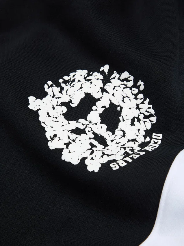 Pantalón de chándal con paneles Denim U, negro