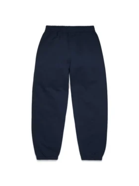 Pantalón de chándal de chenilla DT azul