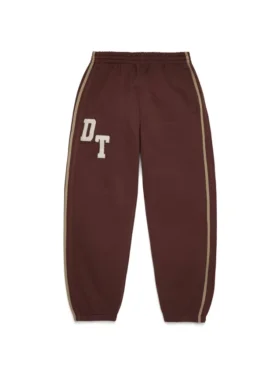Pantalón de chándal DT Chenille marrón
