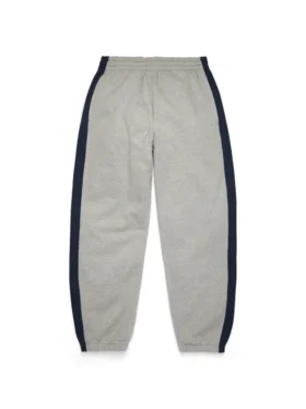 Pantalón de chándal DT Stripe con bajo abierto, gris