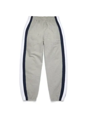 Pantalón de chándal DT Stripe con bajo abierto, gris