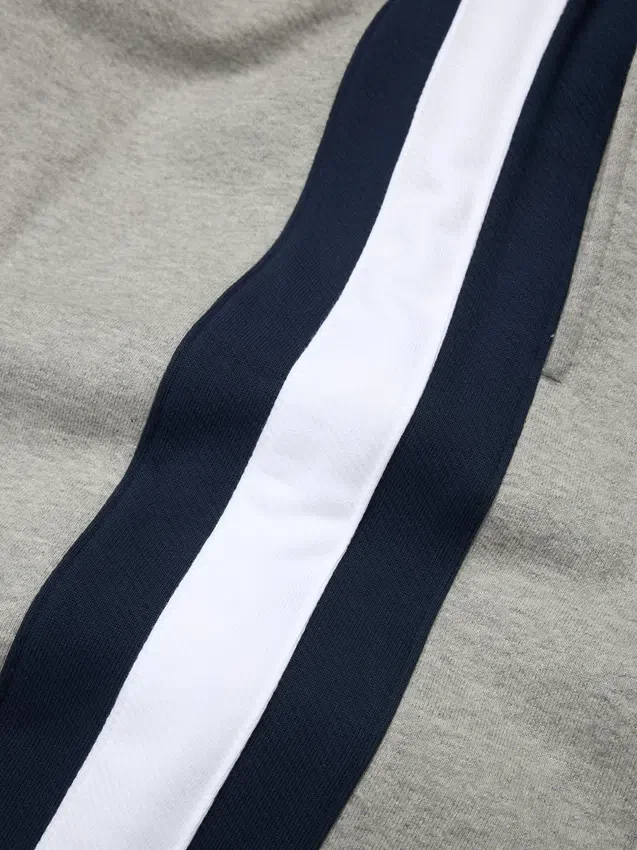 Pantalón de chándal DT Stripe con bajo abierto, gris