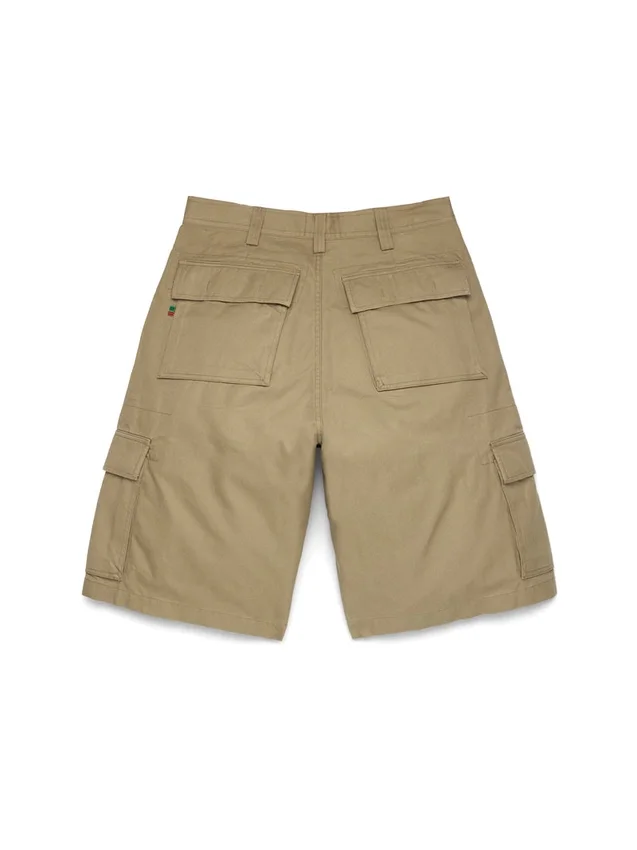 Pantalones cortos cargo de temporada, color beige