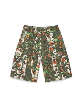 Pantalones cortos cargo de temporada con estampado de camuflaje