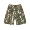 Pantalones cortos cargo de temporada con estampado de camuflaje