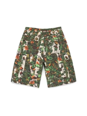 Pantalones cortos cargo de temporada con estampado de camuflaje