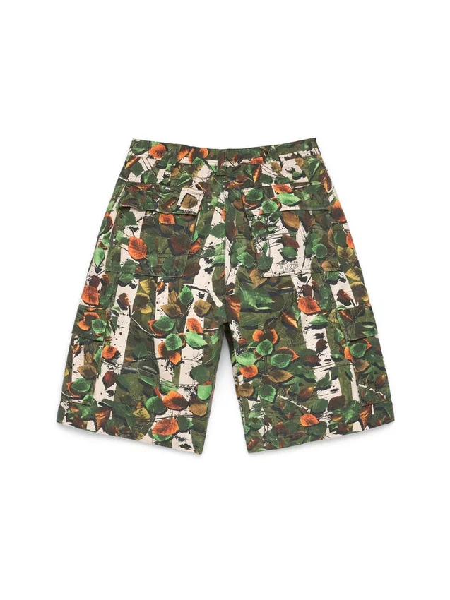 Pantalones cortos cargo de temporada con estampado de camuflaje