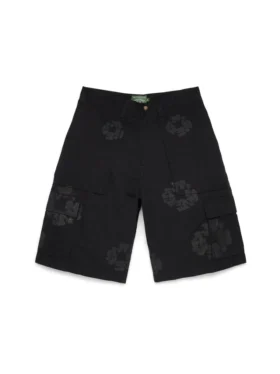 Pantalones cortos cargo Mono Wreath negros