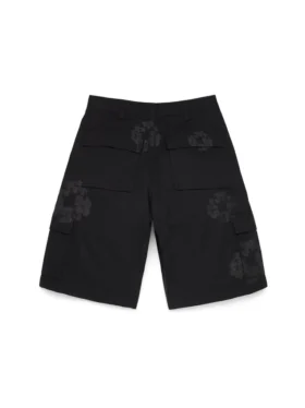 Pantalones cortos cargo Mono Wreath negros