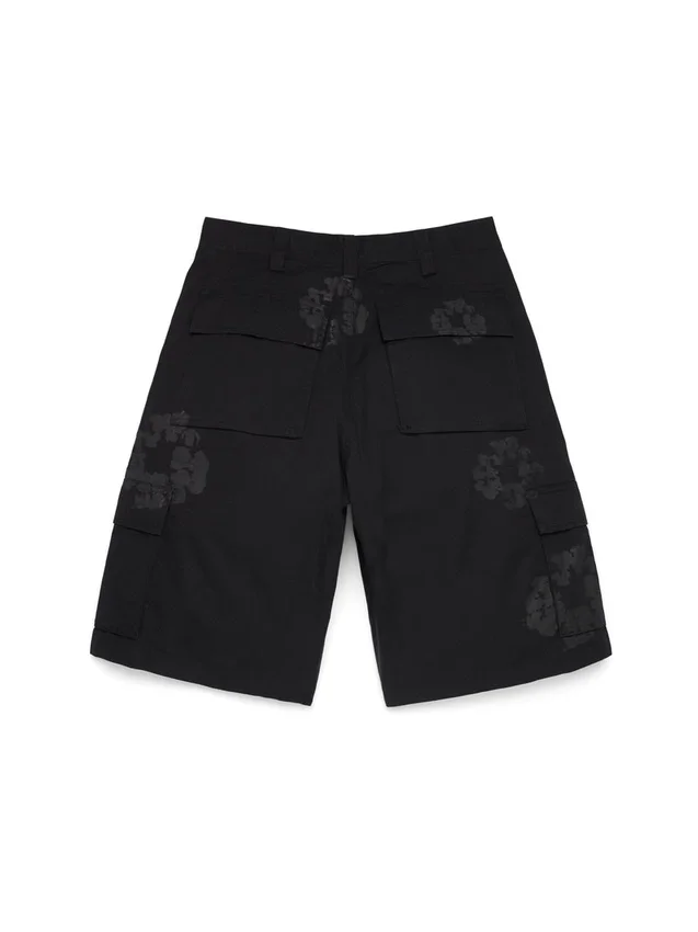 Pantalones cortos cargo Mono Wreath negros