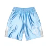 Pantalones cortos de baloncesto Denim U, azul claro